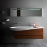 Тумба с раковиной LAUFEN IL BAGNO ALESSI ONE цвет орех 2436.0.097.630.1+1497.1